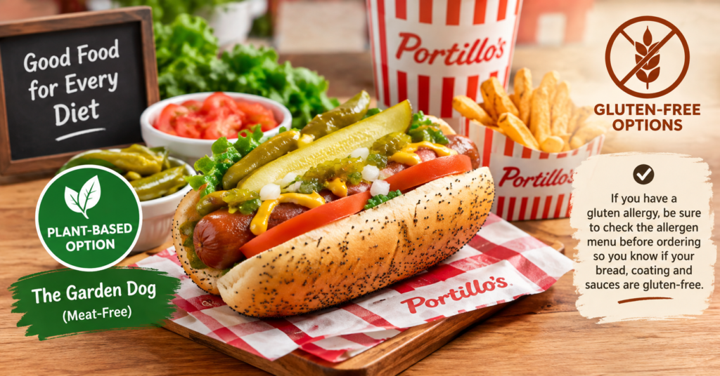 Portillo’s allergen menu – gluten-free options guide